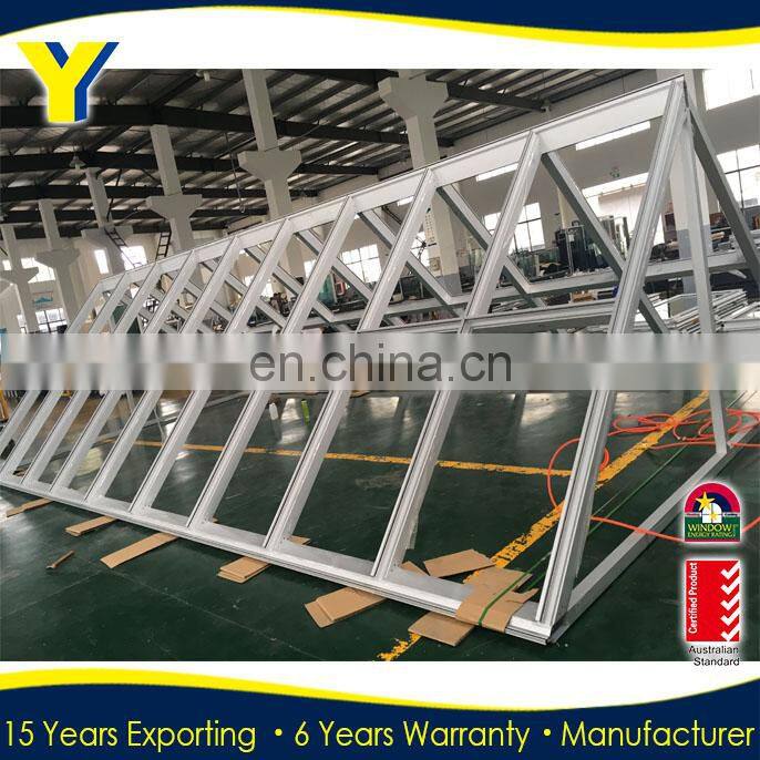 Aluminium fixed panel window against hurricanes in North America