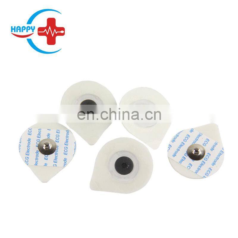 HC-H015 Medical Adult & Children ECG non-woven fabric electrode pad disposable ecg electrode pads