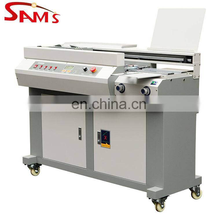 SPB-55HCA4 soft cover book binding automatic a4 book making processing machine side glue soft cover book binder binding machine