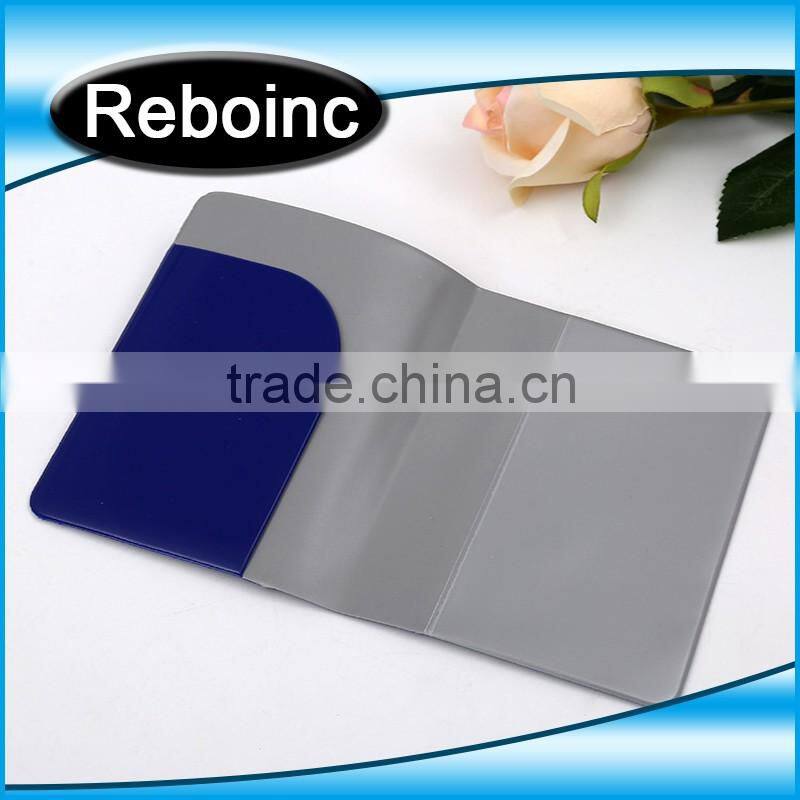 Travel Card holder Logo embossed PVC Passport holder pvc passport cover pvc passport cover wallet