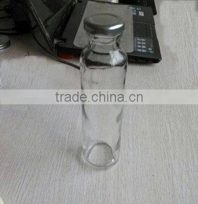 310ml beverage bottle / glass bottle with metal cap