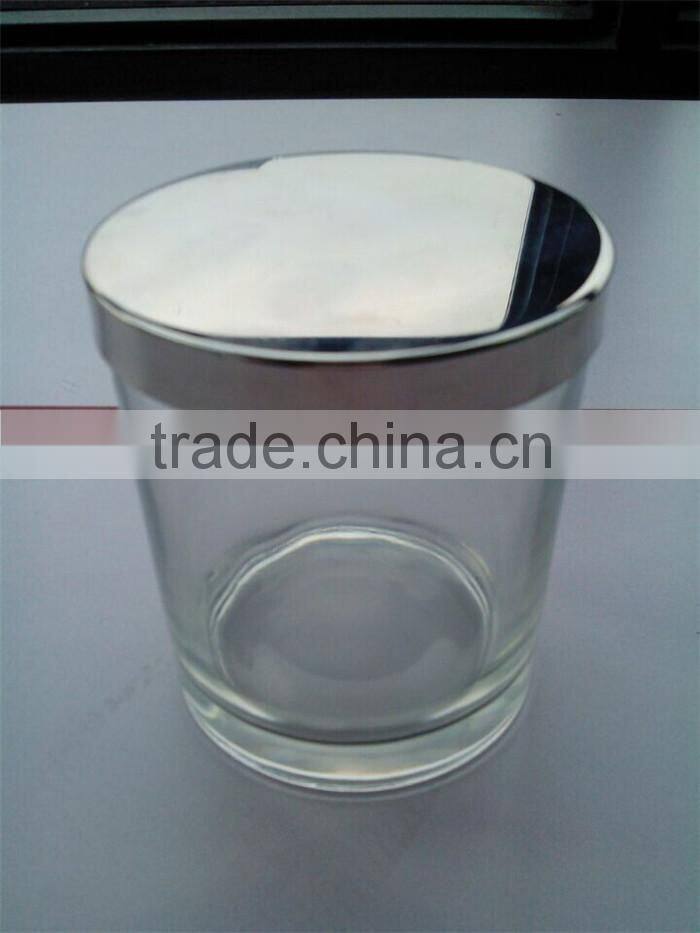 hot selling honey bee storage glass jar with metal lid wholesale