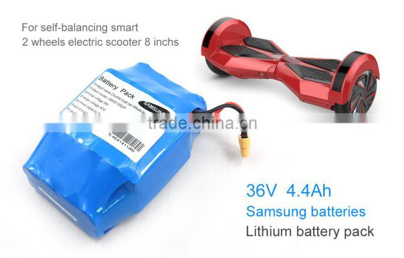 Smart balance wheel samsung battery li-ion rechargeable scooter battery pack