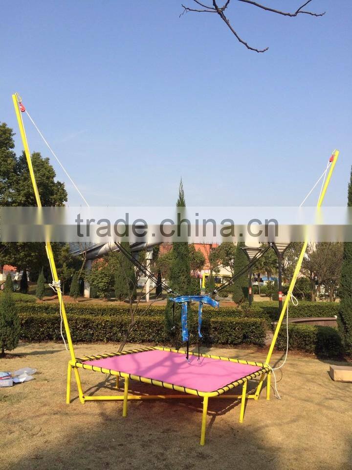 Big Trampoline with basketball hoops