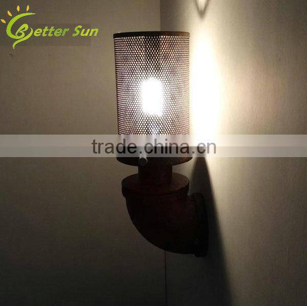 New Vintage Retro Stair Iron Tube Outdoor Wall Light