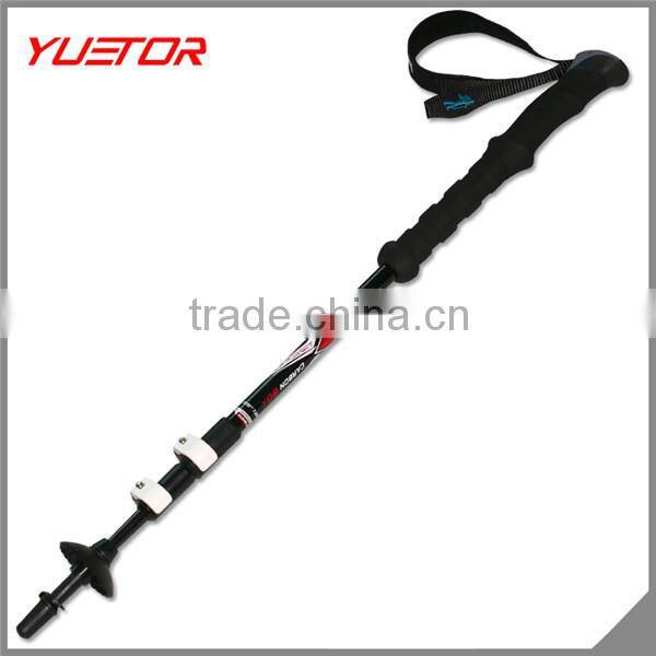 Custom 100% Pure Telescopic Carbon Fiber Trekking Poles For Elite Adventurers