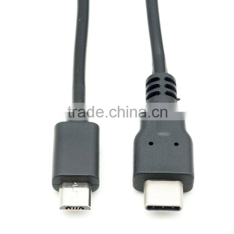 Super Speed USB 2.0 Micro B to Type C 3.1 Cable with high quality