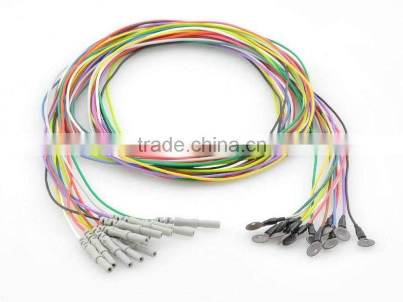 Competitive price with high quality multicolor eeg gold coated electrodes
