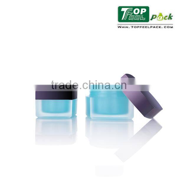 15ml 30ml 50ml Square Acrylic Cream Jar for Cosmetic Packaging