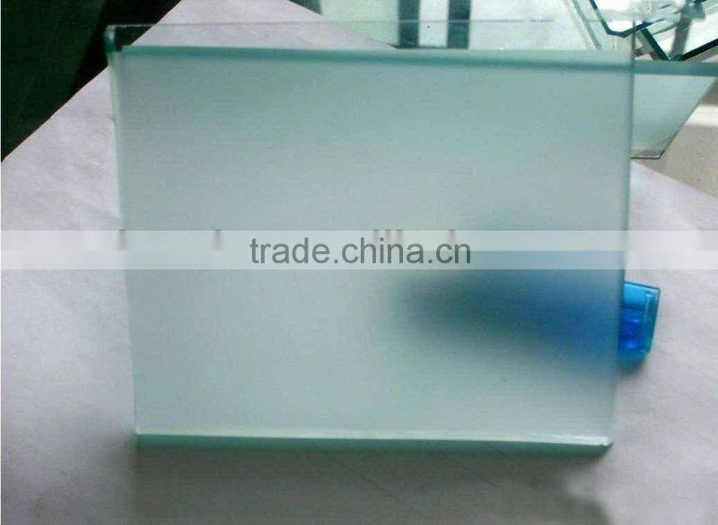 cheap high quality tempered forsted glass for shower