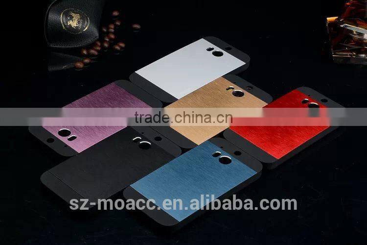 Wire drawing aluminum metal case for htc one m8
