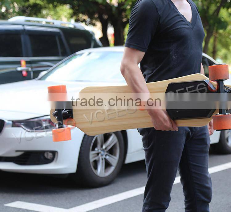 2016 dual 1100w brushless motor wireless controller for electric skateboard with remote control