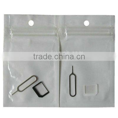 Black Nano SIM (4FF) to Micro SIM card adapter for iphone5