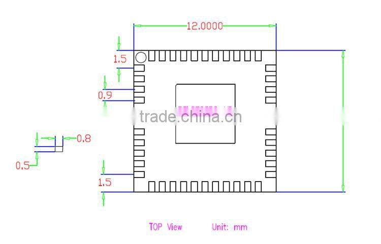 2.4G 1T1R antenna wifi RTL8723BS uart sdio wifi bluetooth module