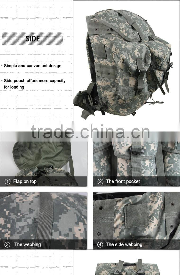 Multifunctional outdoor army backpack combat