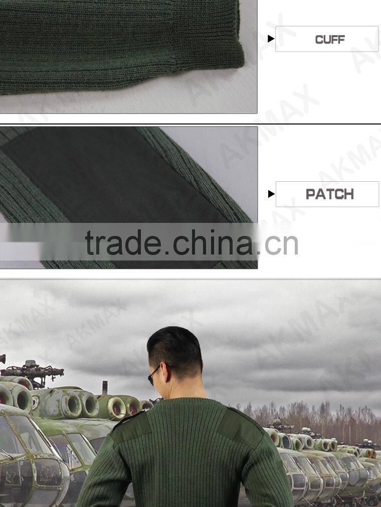 High quality knitted wool sweater for man