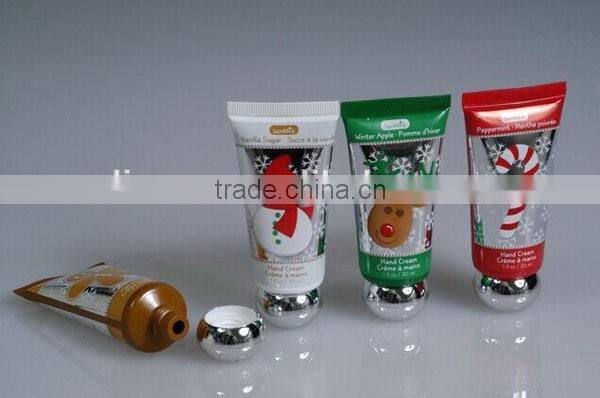 Christmas design Series Hand Cream Tube with Chess Shape Cap