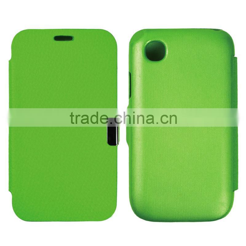 Book Style Lichee texture Flip PU leather case for LG L40