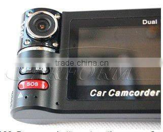 hd car dvr driver recorder 1280*1440 with 2.7" inch lcd screen