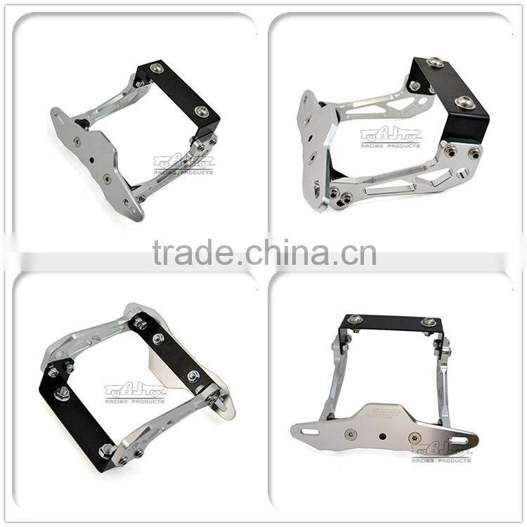 BJ-LPL-030-SV Manufacturer CNC Billet Aluminum Motorcycle Licence Plate Bracket