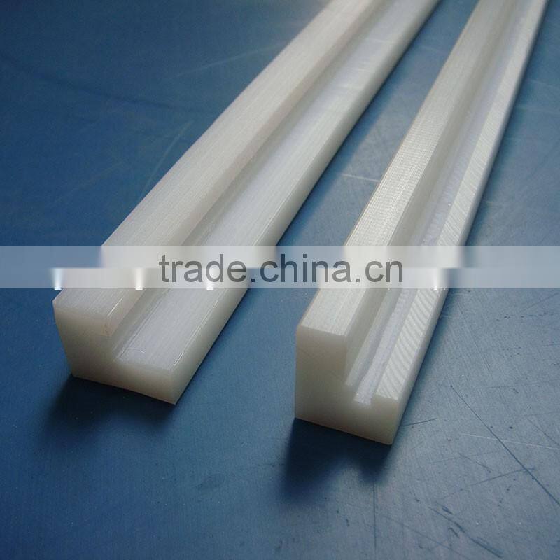 China wholesale cheap cnc machined plastic uhmwpe PE100 linear guide rail