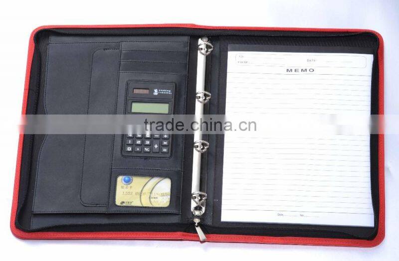 2016 new fashion custom gift mens leather briefcase business card holder