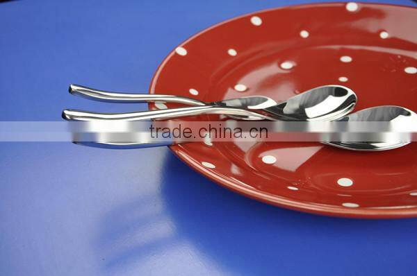 Stainless steel salad spoon