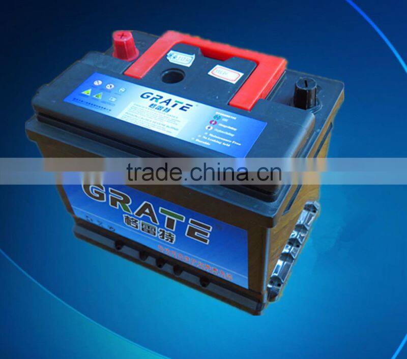 high quality DIN 54320MF-12V43Ah car batteries maintenance free