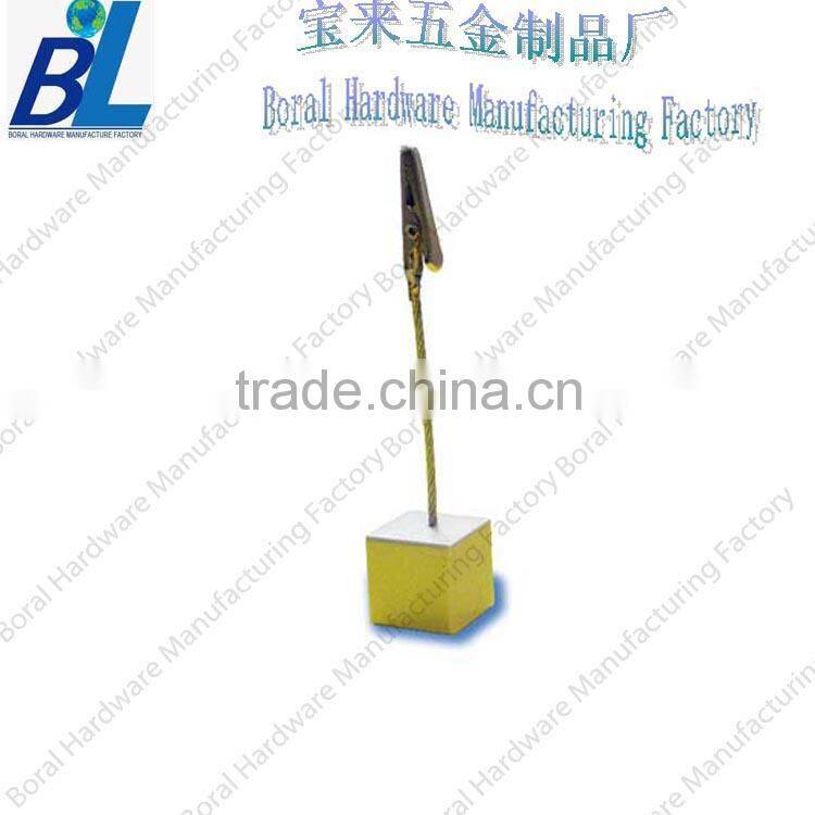 Novelty star Iron nickel plated message clip