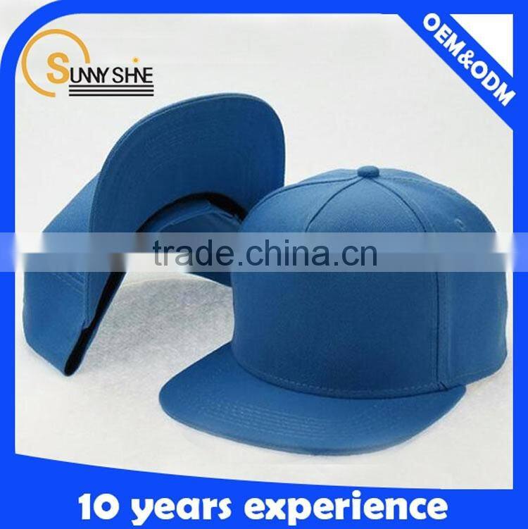 Blank short brim snapback plain hats wholesale