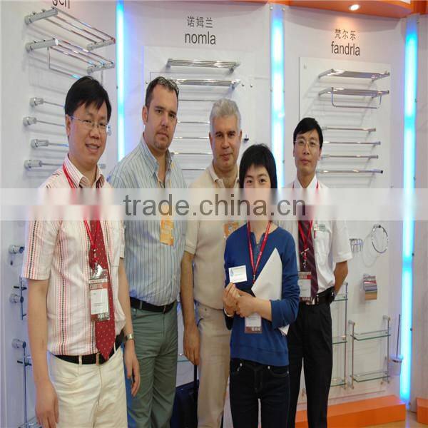 magic solid brass 3 Tier Glass Shelf with chrome finishing for showers