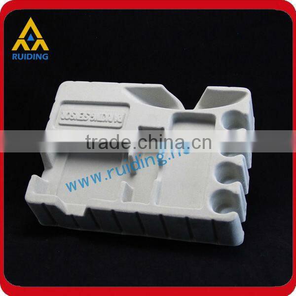 custom flocked plastic sample tray