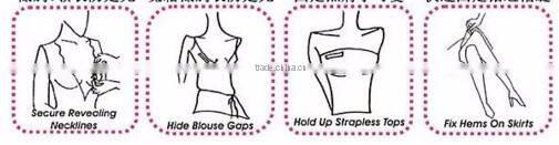 Double Sided Secret Tape for all body applications. Fashion Tape This fashion tape is a transparent double-side tape that does n