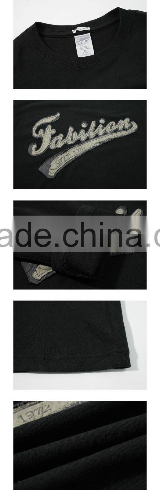 Fashion long sleeve printed custom T-shirt T shirt