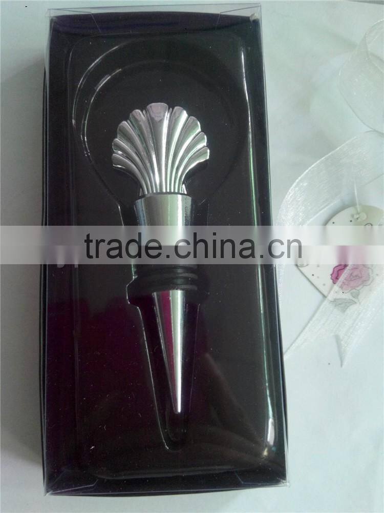 Popular Colorful shell shape Bottle Wine Stopper