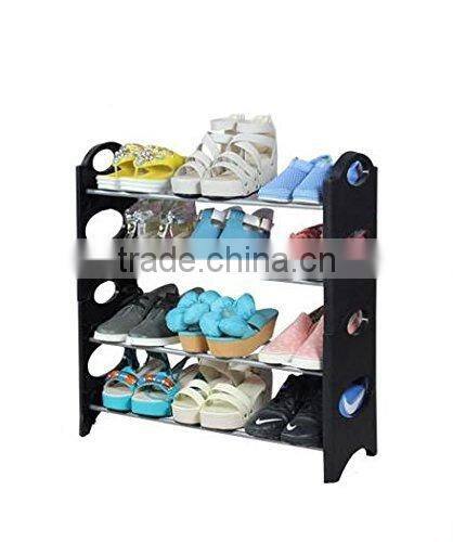 4 Tiers NEW ARRIVAL easy assembled low cost Shoe Rack