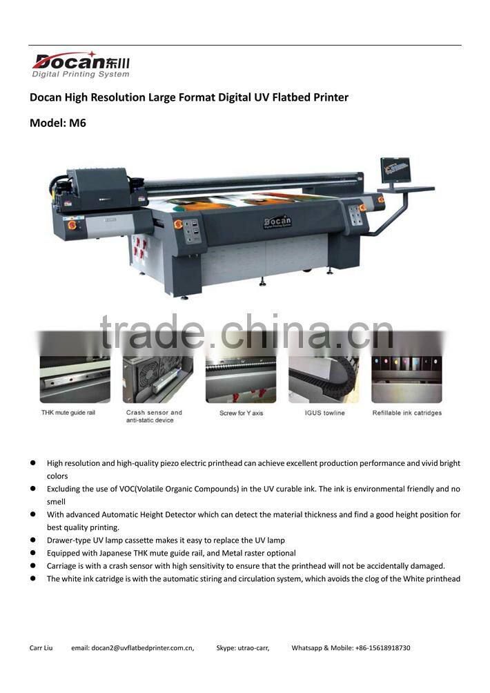 flatbed printer for plastic and ceramic/glass printer uv