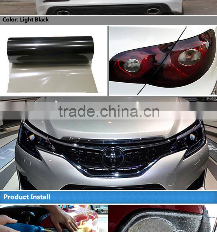 CARLIKE Fast Shipment Colored Car Headlight Tint Film PVC Vinyl