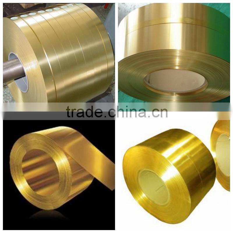 C2801 rolled copper alloy H60 copper zinc yellow brass strips