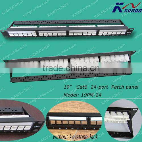 48 ports Cat5e Cat6 patch panel