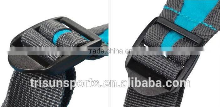 easy carry polyester foldable travel backpack with two layers