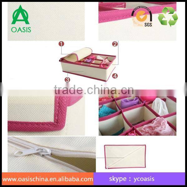 Foldable Non-Woven 15 Socks Underwear Storage/15 grid underwear socks storage organizer