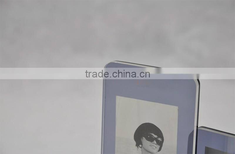 2016 Hot sale acrylic/PMMA photo frame for home decoration&wedding photos