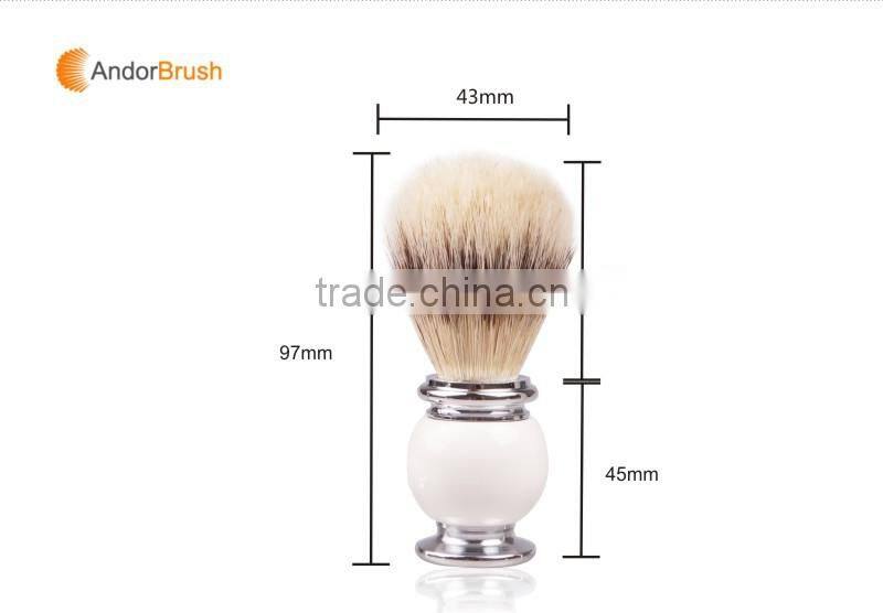 Hot sale silvertip badger hair shaving brush with shaving razor