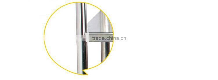 4 tiers High quality removable stainless steel commercial kitchen utensil storage wire shelf rack