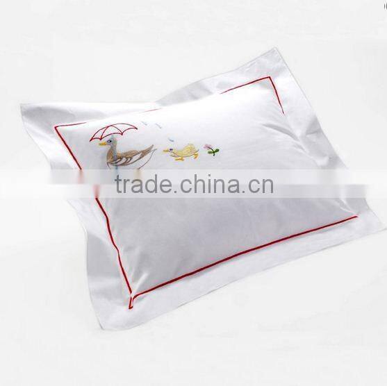 hand embroidery baby pillowcase