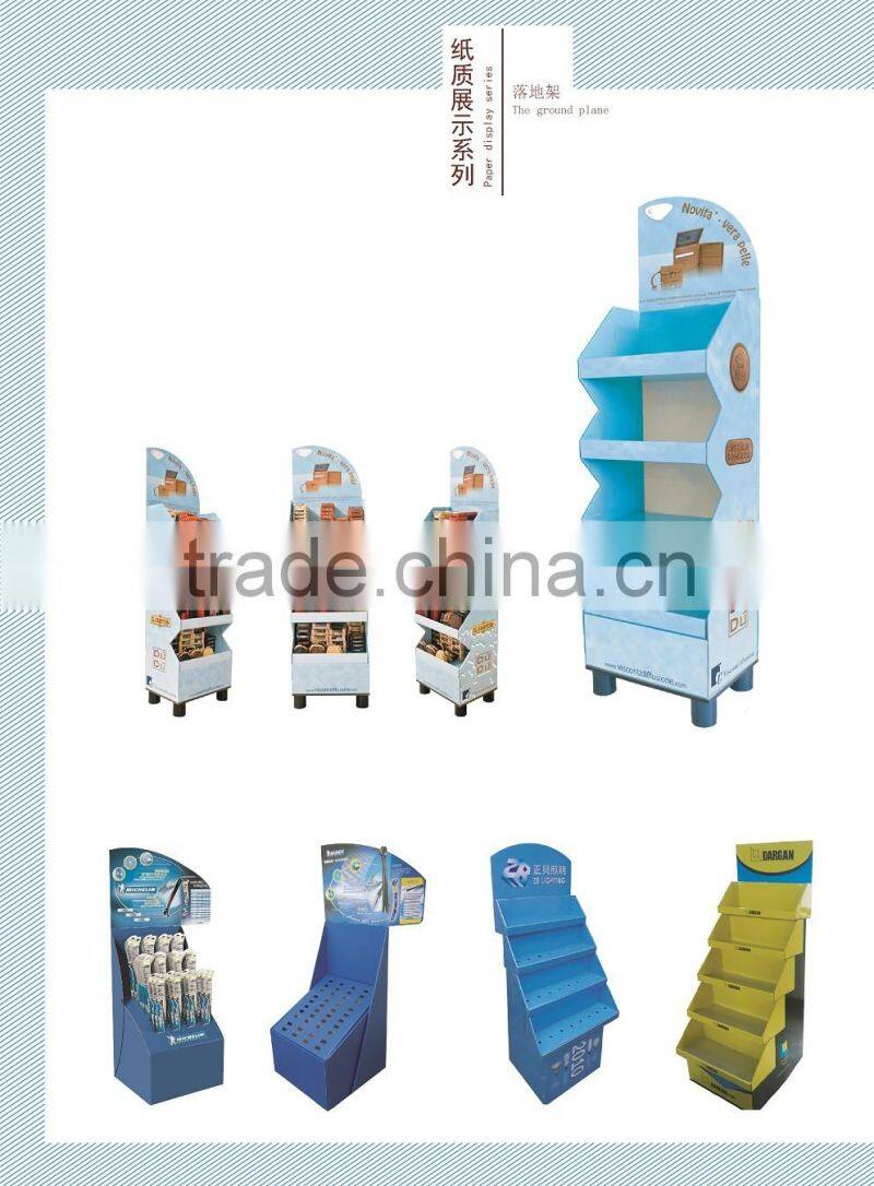 Pop up Cardboard Display Stand, Corrugated Paper Display rack