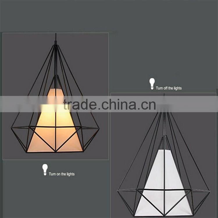 2016 Hot selling modern white glass dinning room pendant light for kitchen