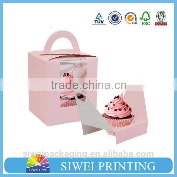 fashion decorative customize paper cake box