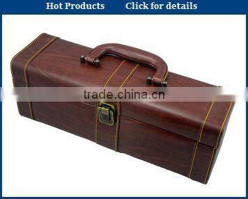 exquisite promotion gift leather wine box hot sale